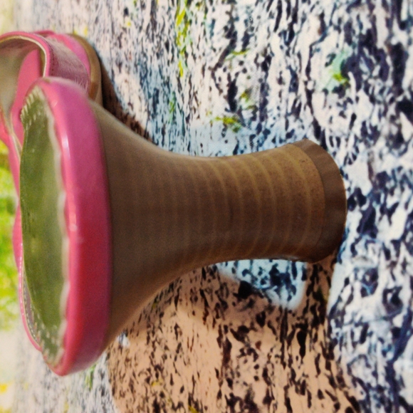 Rampage Size8 1/2 Pink open toe, pump - Picture 6 of 6